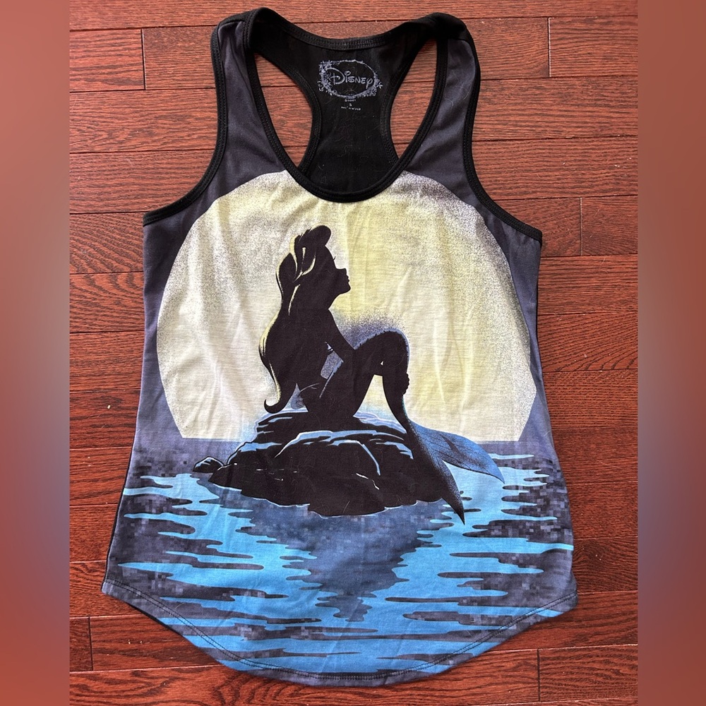 2/$20 EUC Hot Topic DISNEY Tank Top Size Small The Little Mermaid